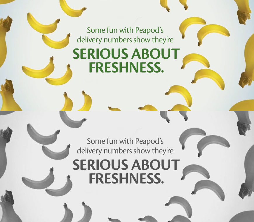 Some fun with Peapod’s delivery numbers show they’re serious about freshness.